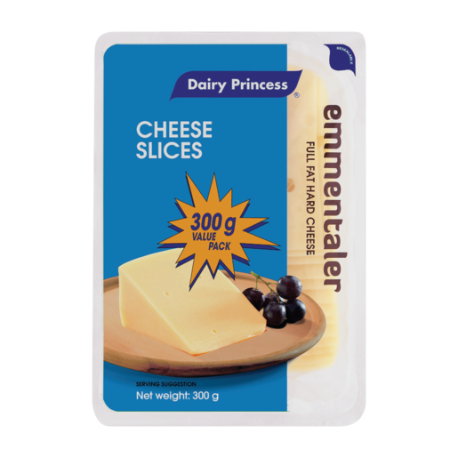 Dairy Princess Emmentaler Cheese Slices 300g