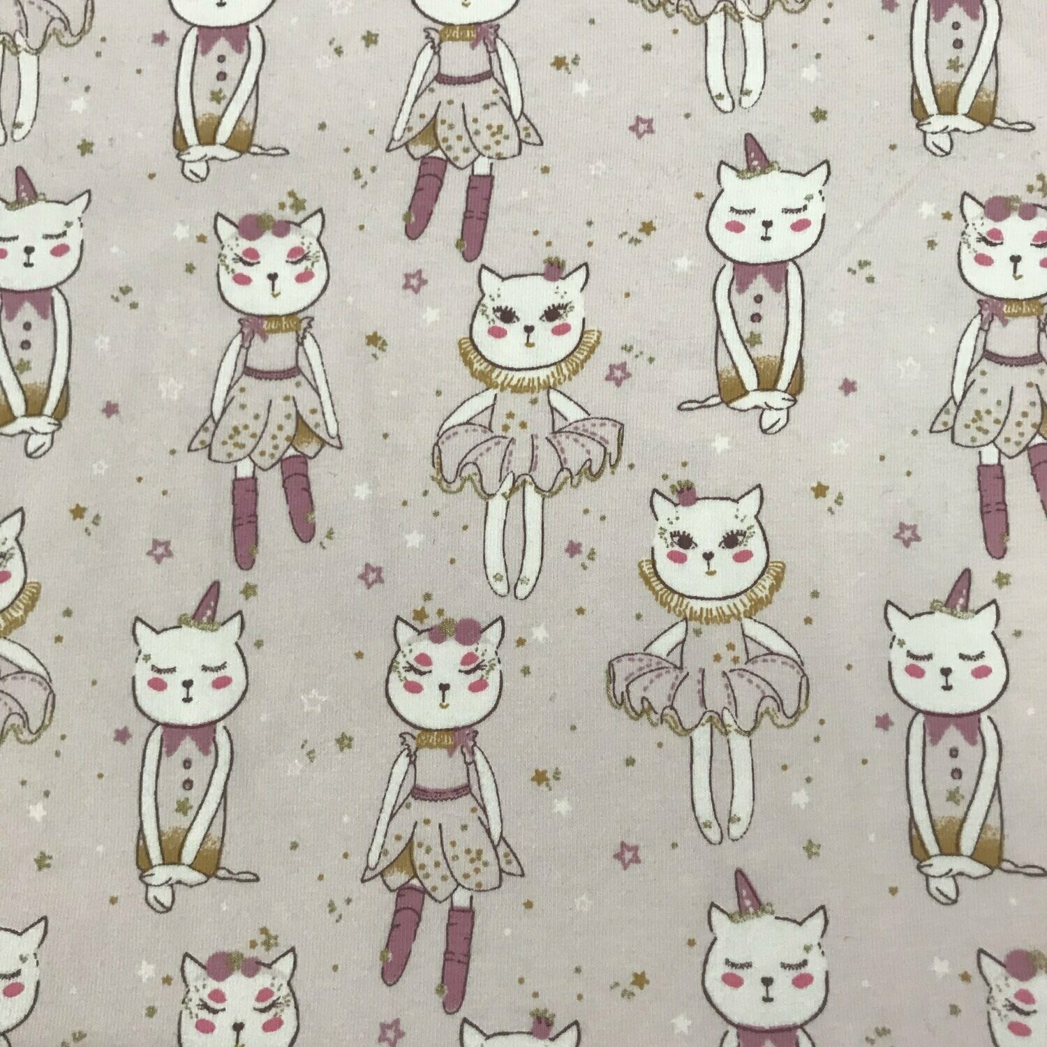 Dancing Cats-pink multi