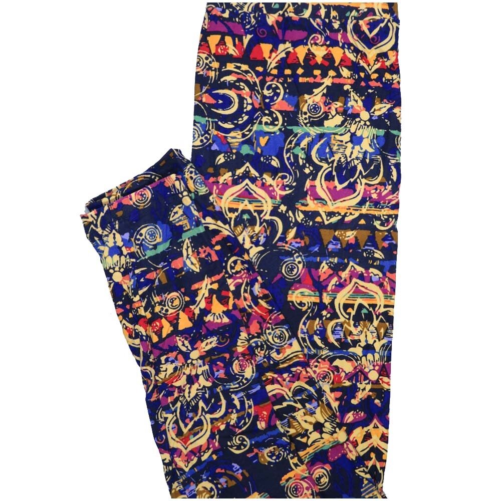 Leggings LuLaRoe OS – Taille Unique – Multicolore Motif Fun – Neuf Avec étiquettes