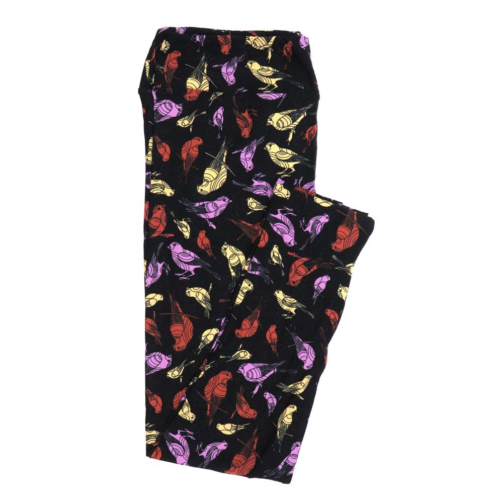Birds Butterflies and Feathers OS LuLaRoe Leggings
