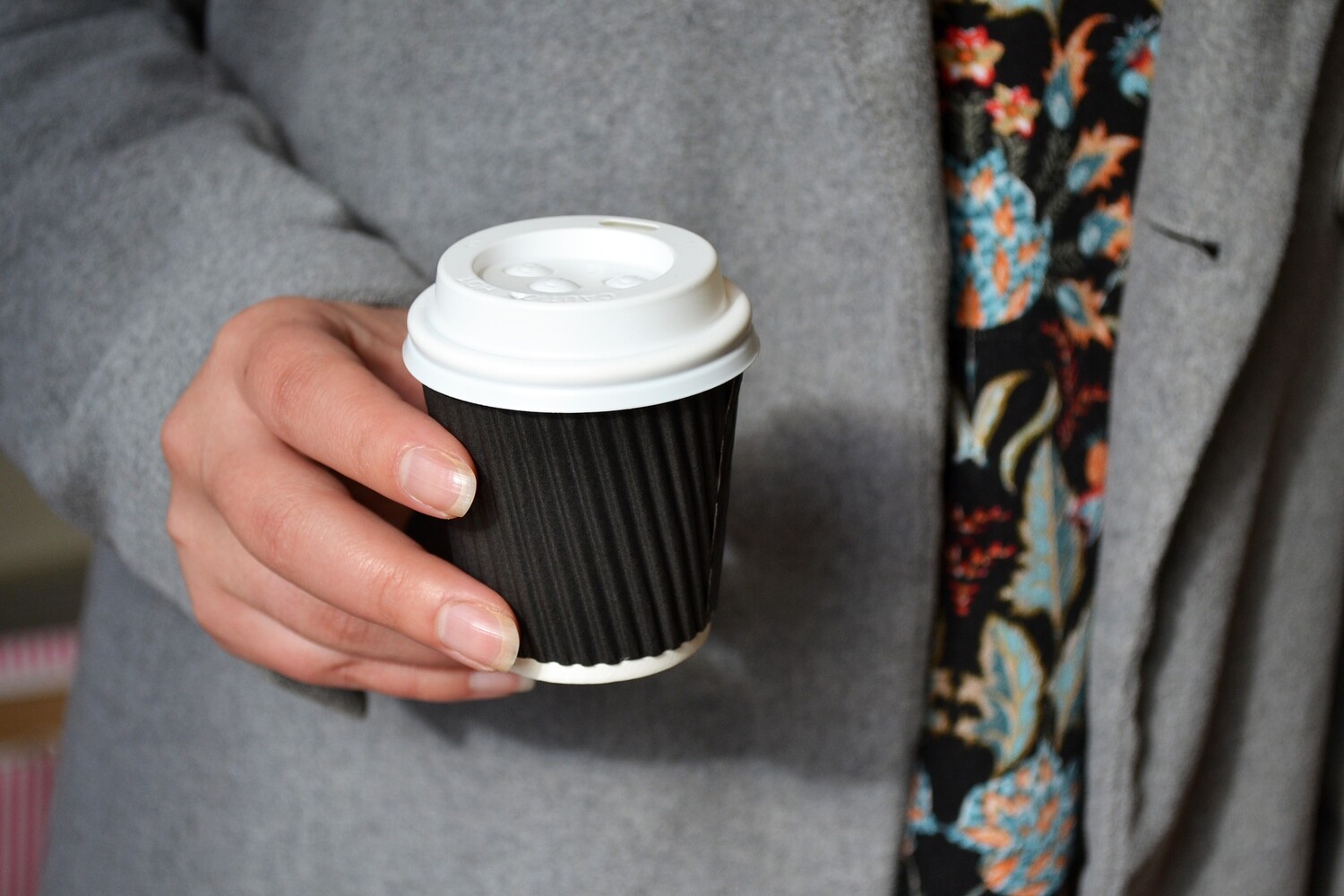 Black Takeaway Disposable Espresso Coffee Cups 100 ml Online Store