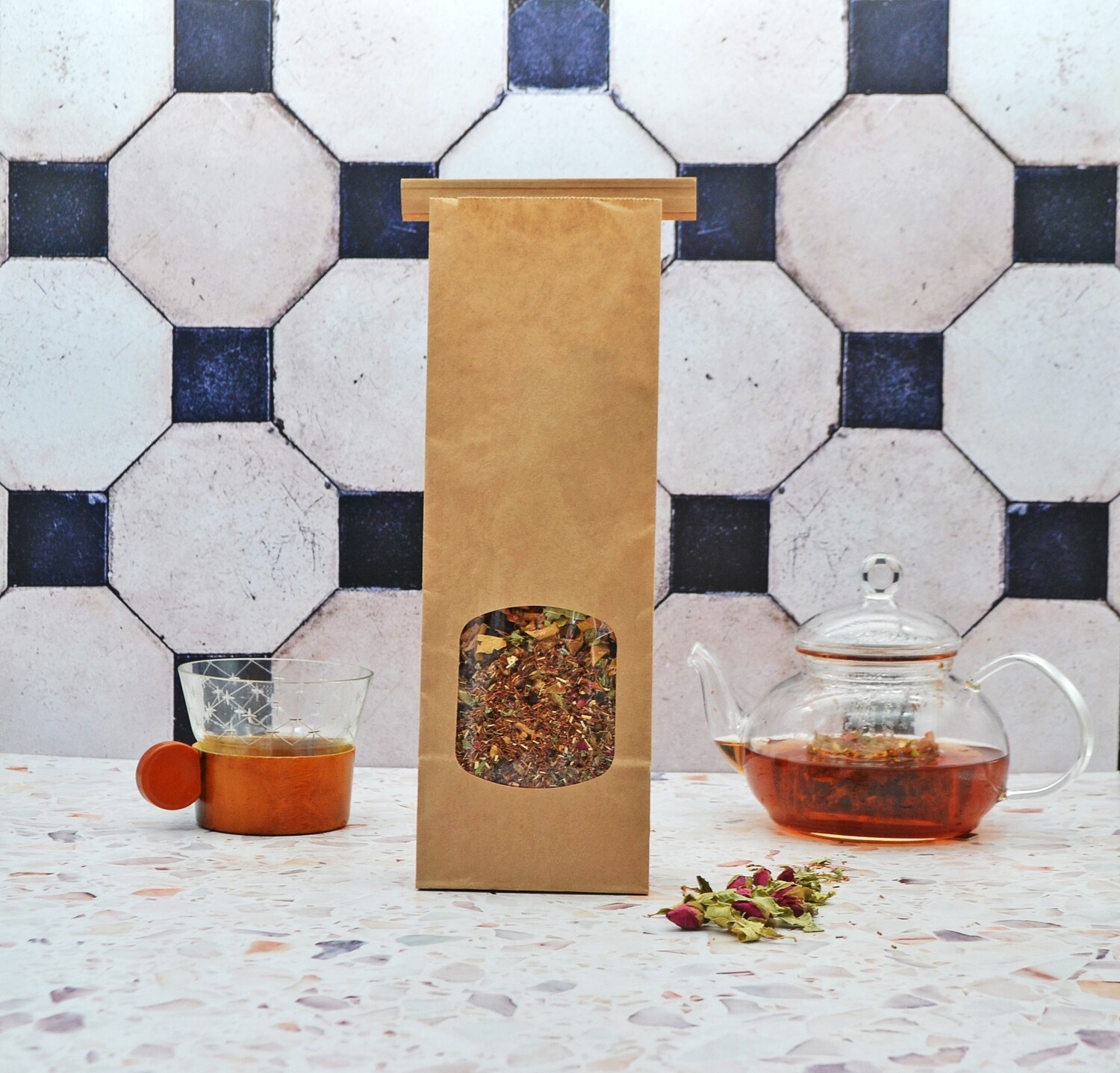 Resealable Coffee/Tea Paper Bag Tin Tie 88 x 260 mm Online Store