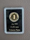 1/200 Oz Goldmünze, Glückspfennig, 999 Gold,