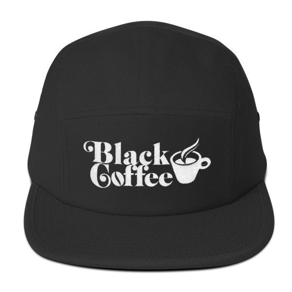 Black Coffee Panel Hat