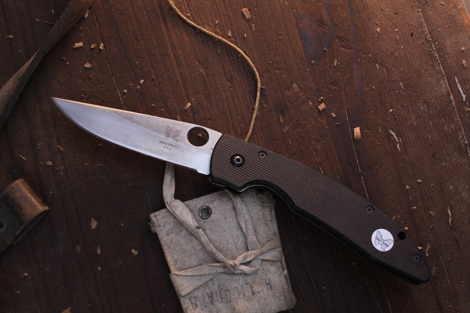 Benchmade Classic AFCK 4" Folding Knife / Black G10 / Satin ATS34