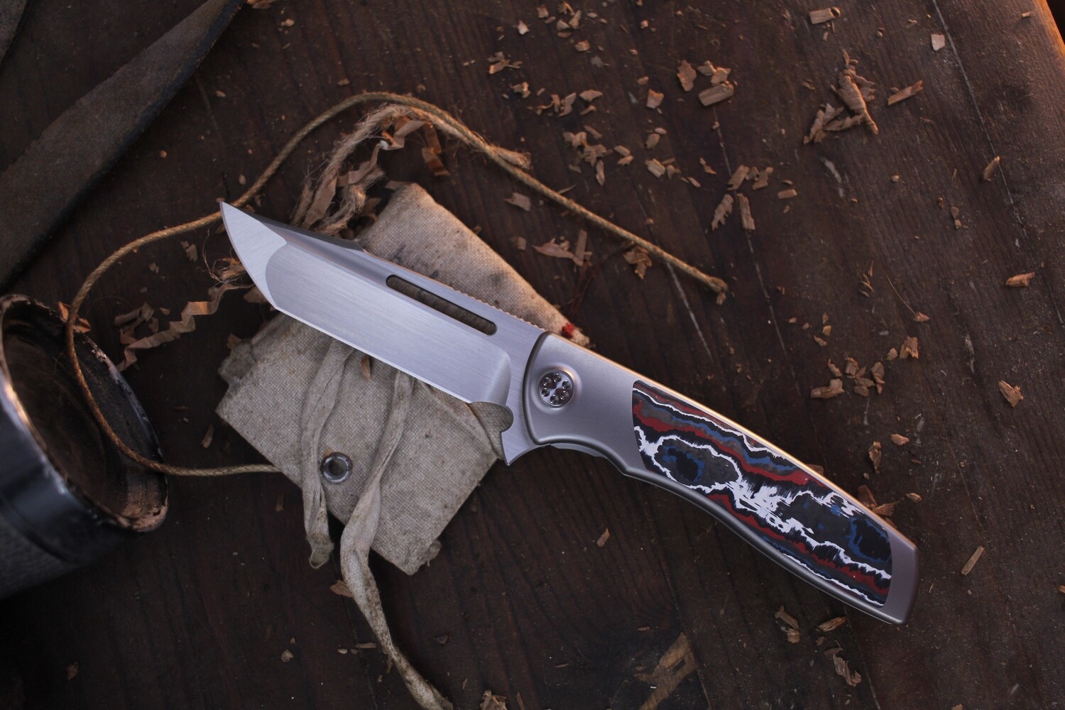 Sharp By Design Mini Evo Harpoon 3.25" Framelock Flipper / Nebula