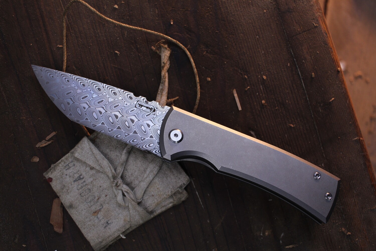 Chaves Redencion 229 3.5" Lee Williams Kickstop Flipper / Titanium
