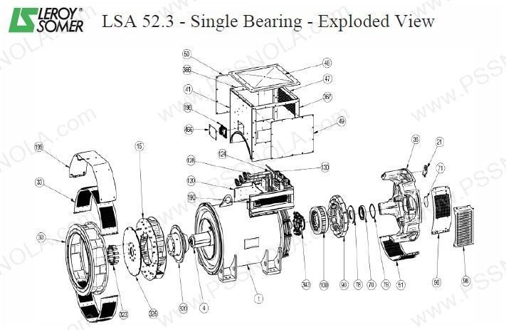 LSA 52.3 Parts - Leroy Somer North American Distributor