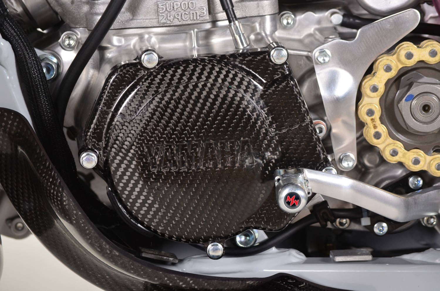 CARBON FIBER IGNITION COVER YZ250
