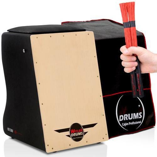 Cajón Eletroacústico Witler Drums