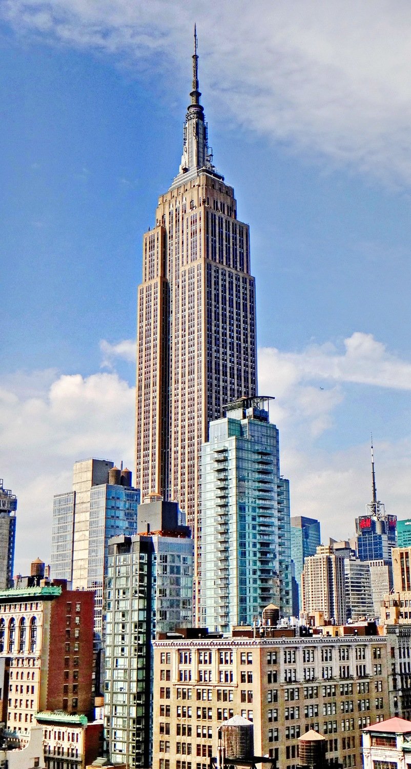 Edificio Empire State Building 80 x 140 PVC brillante