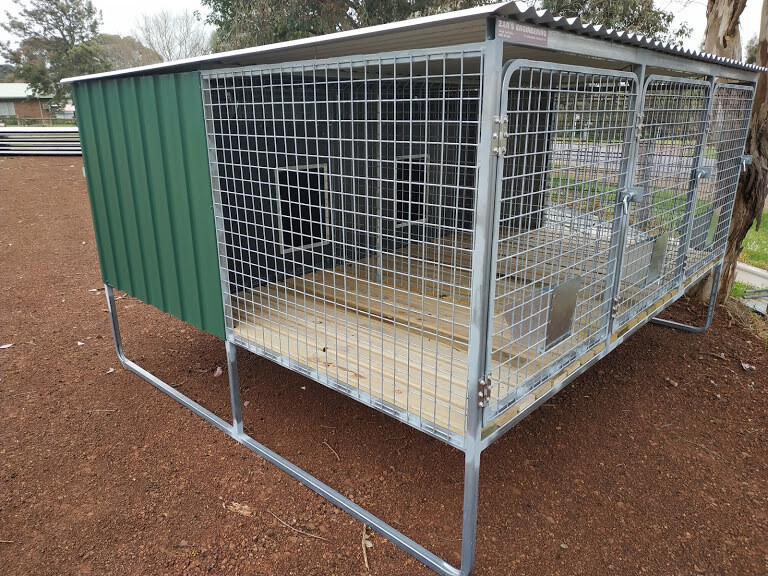 Dog Kennel 3 Bay