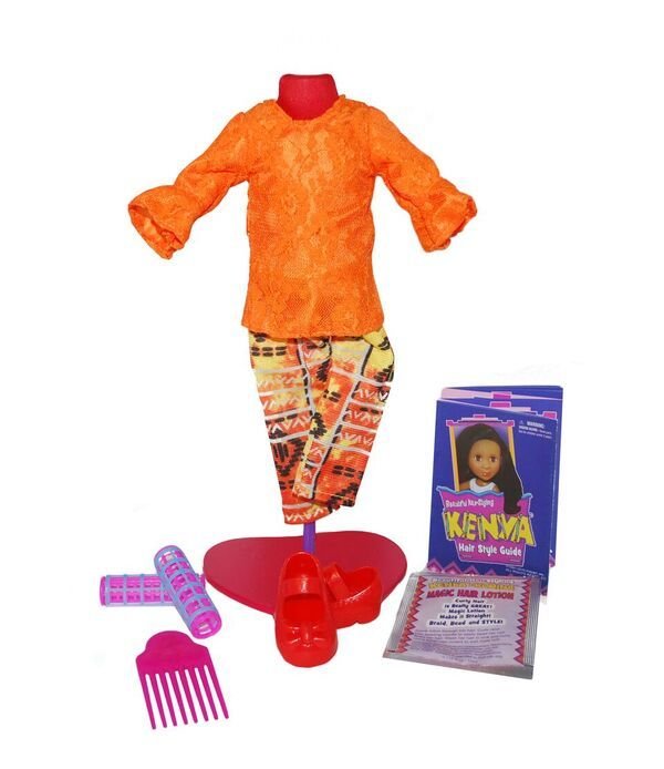Kenya's Kloset Fashion Fun Outrageous Orange (Outfit Only)