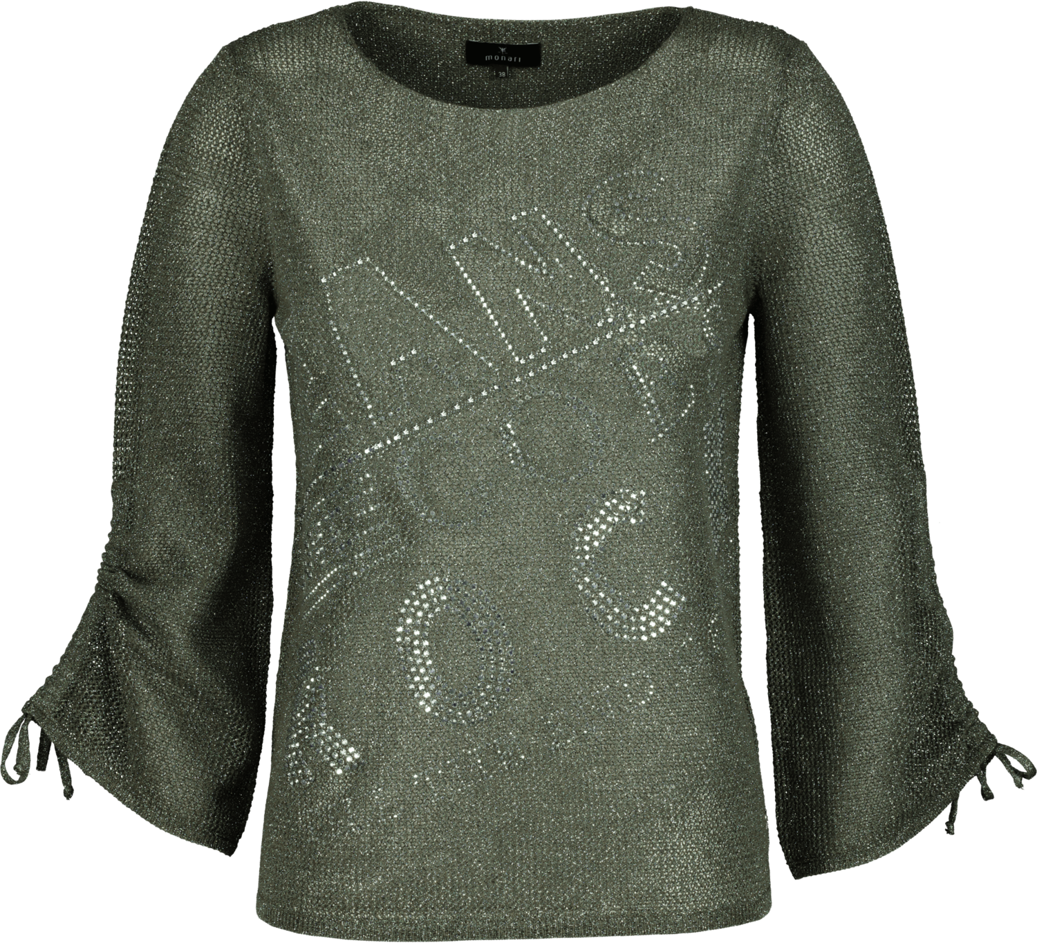 MONARI Damen Pullover - Weiche Baumwollmischung Mit überschnittenen Schultern