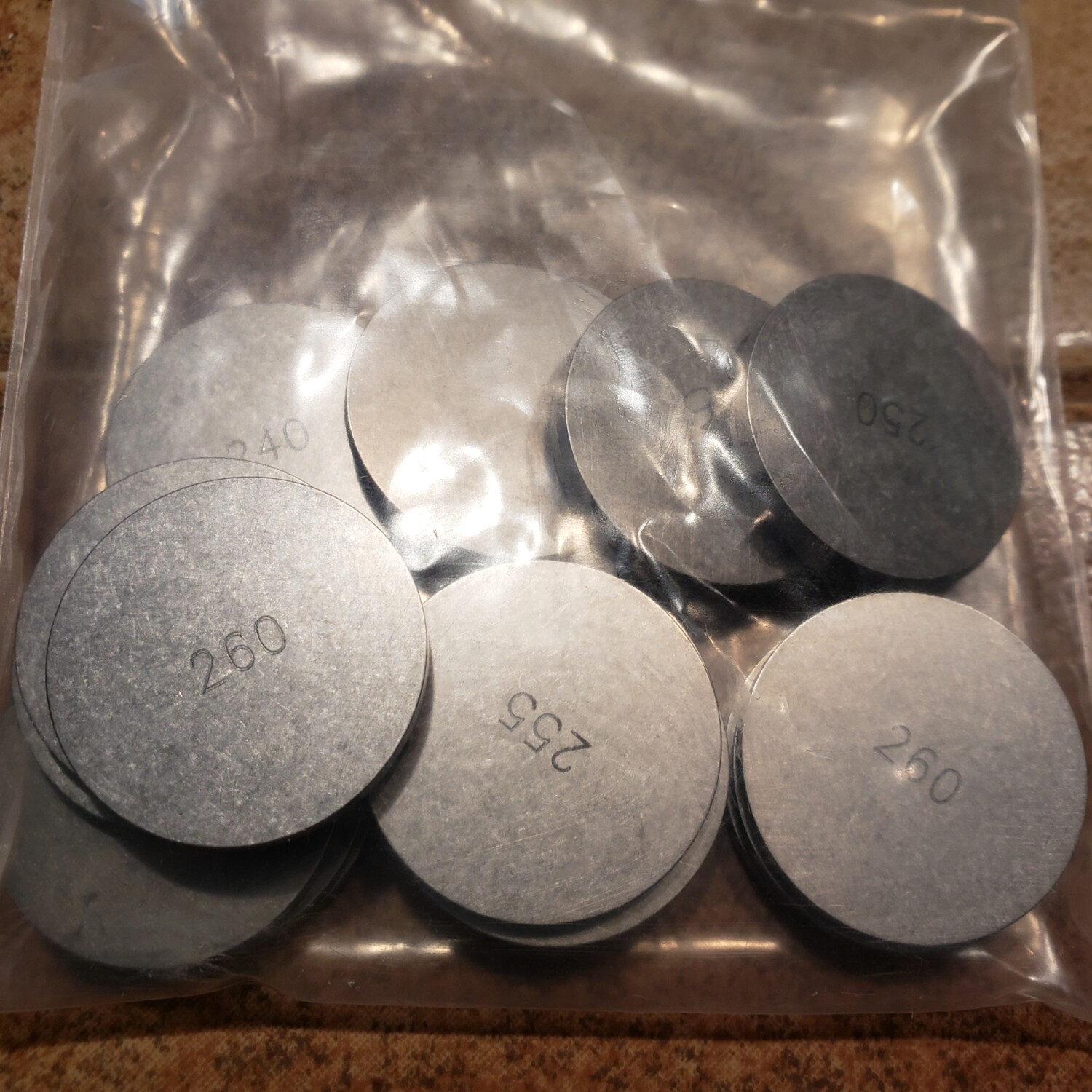 3D Cycle Parts KLR 650 Valve Shim 19872018