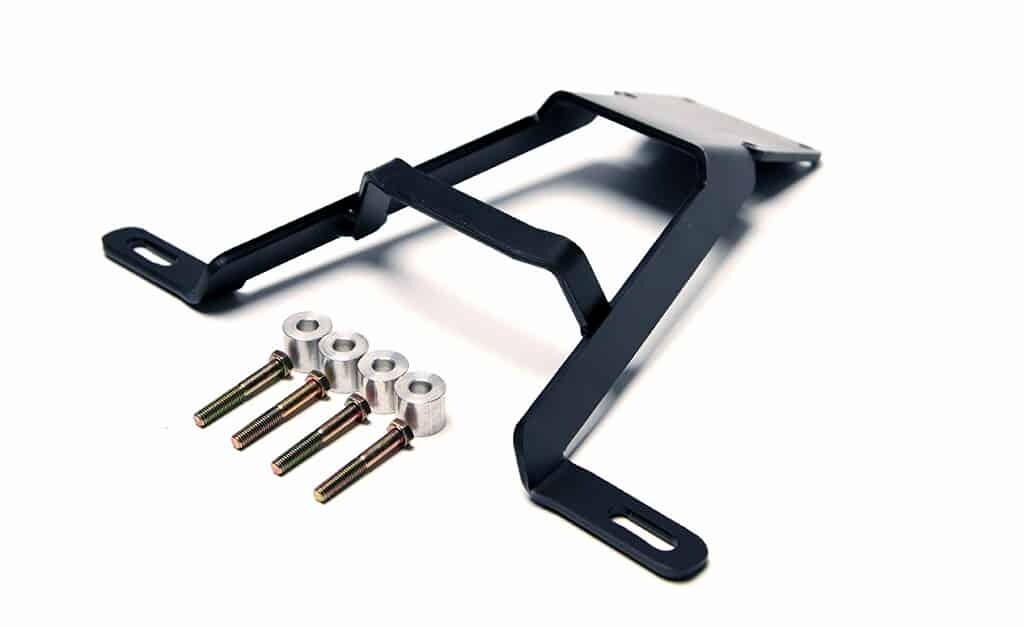 thumbnail interactive-video image 1 of Front Tire Fender Auxiliary Light Mount Bracket For Kawasaki KLR650 (2008-2025) 1 of 4