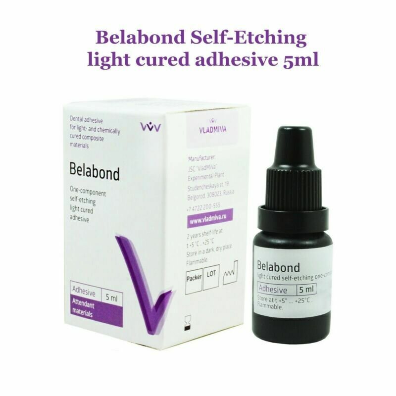 Dental One component Self Etching Light Cured Adhesive Bonding 5ml Belabond