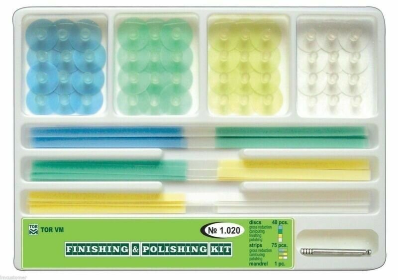 48 x Dental Composite Finishing Polishing Discs Strips Steam Soflex