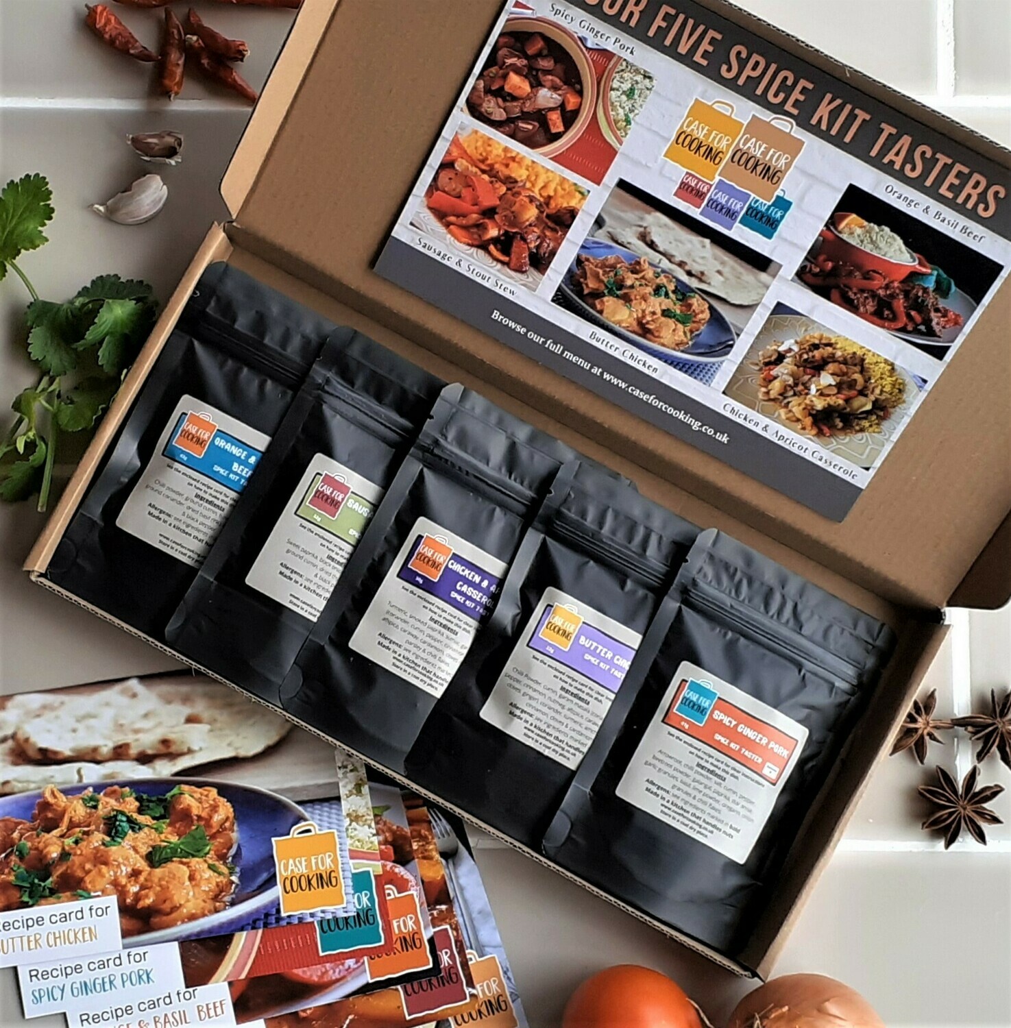 Spice Kit Taster Pack 5 Spice Kits Easy Meal Ideas