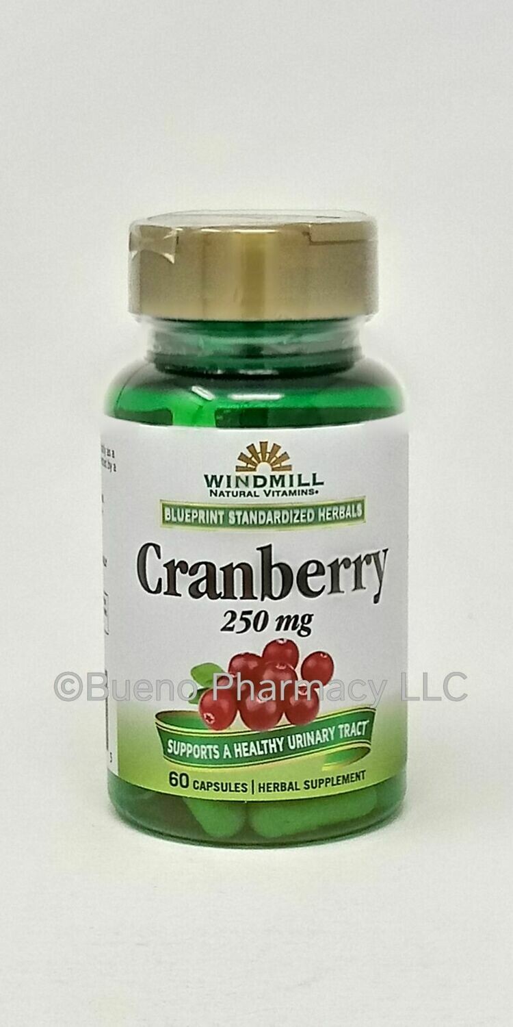 Cranberry Extract 250mg Extract 60 Capsules