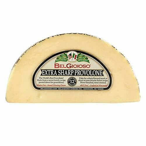 Belgioioso Cheese Extrasharp Provolone Cheese 8 Oz