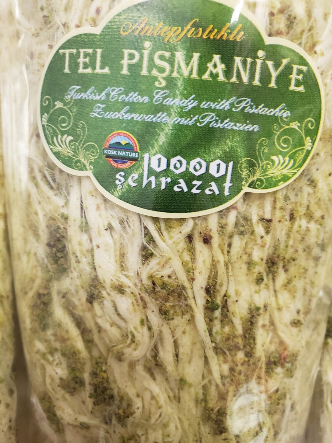 Tel pismaniye Turkish cotton candy 300gr pistachios