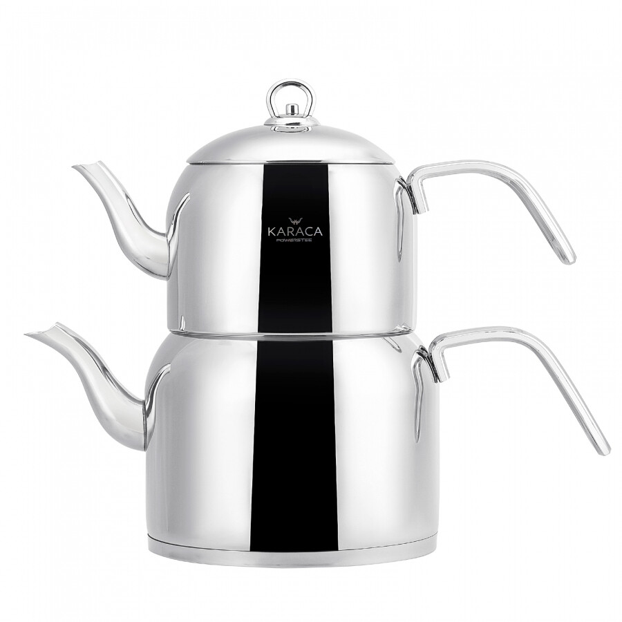 KARACA Durable Powersteel 316 Steel Tea Pot Set Small