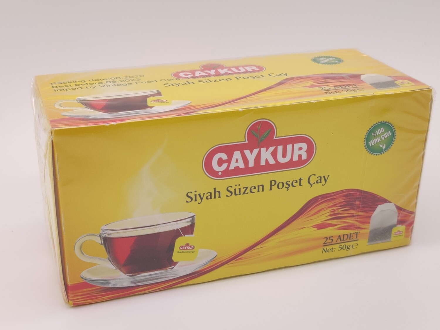 CAYKUR Rize Premium Black Tea Bags 25 Bags
