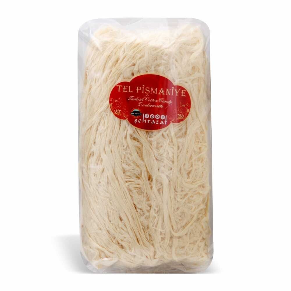 SEHRAZAT Tel Pismaniye Turkish Cotton Candy 300Gr Vanilla