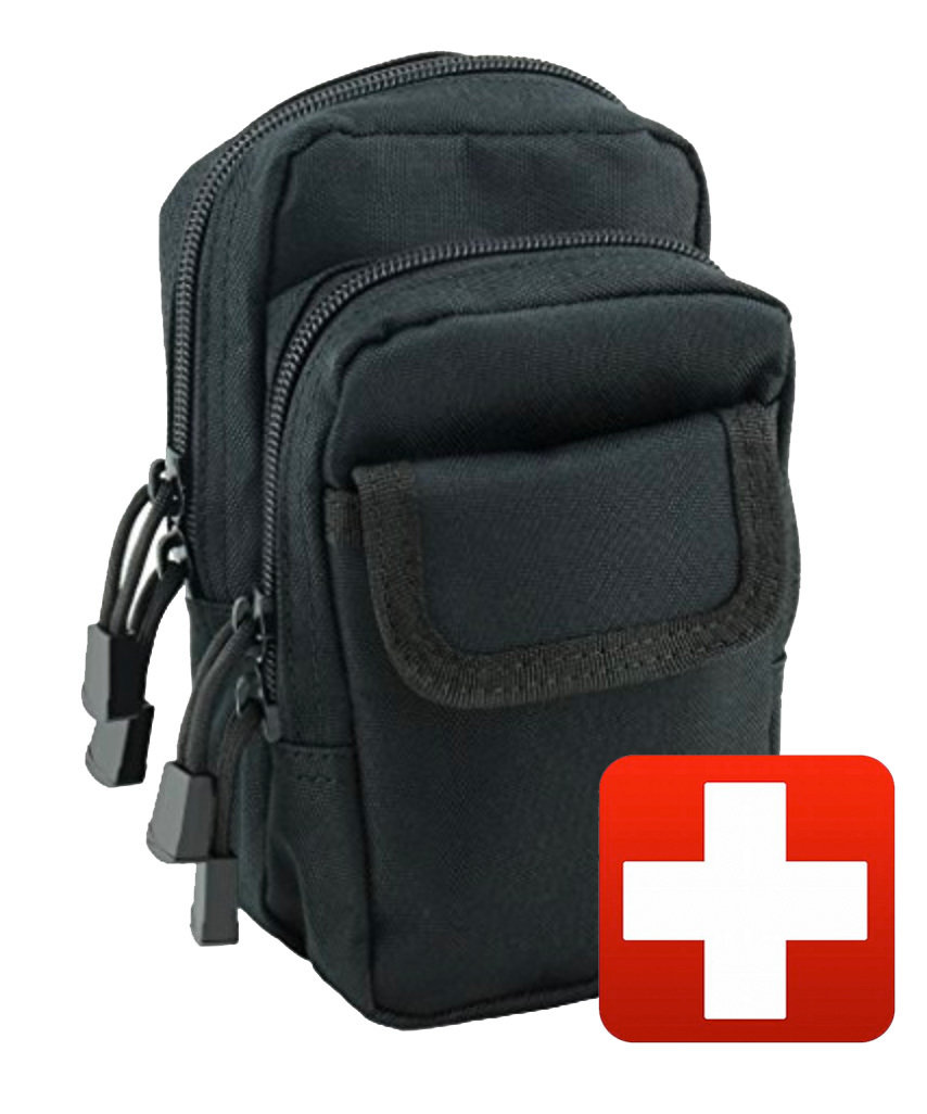 Tactical Desk Bag "Fully Loaded" w/QuikClot, Tourniquet, Seals, Gauze, Tape