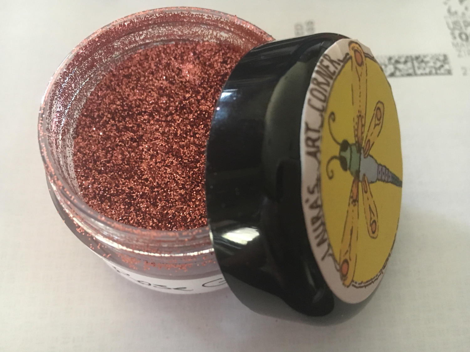 Rose Gold Shimmer Glitter (Extra Fine) 20gr