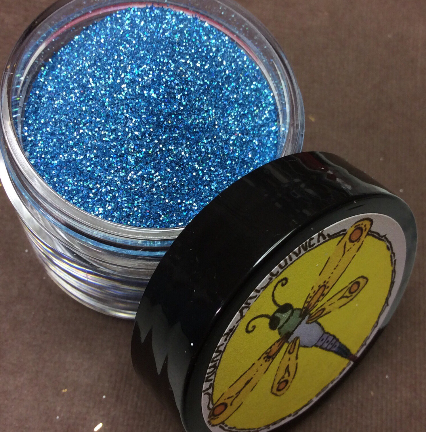 Luminous Blue Sparkle Holographic Glitter