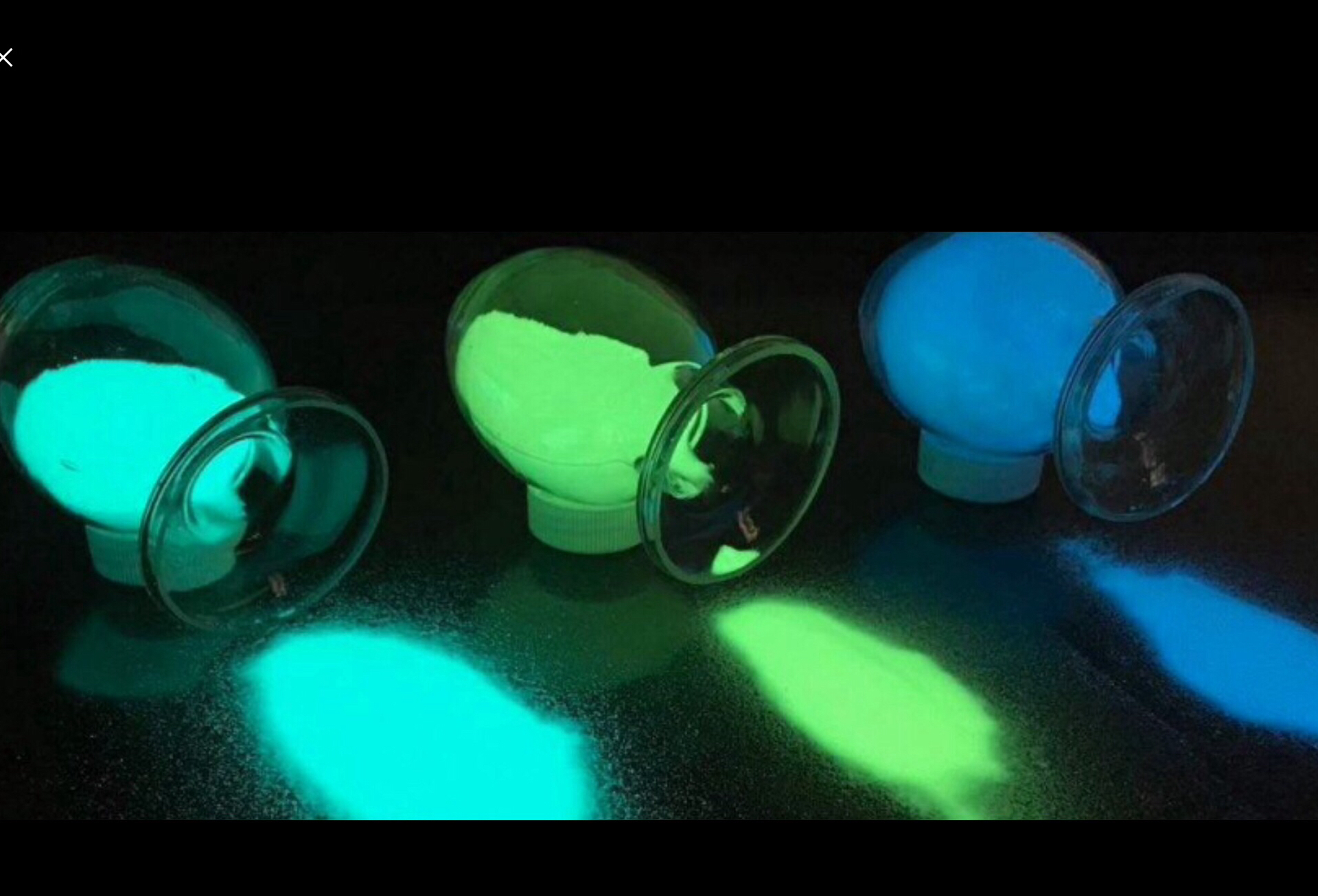 Glow in the Dark Colored Pigments