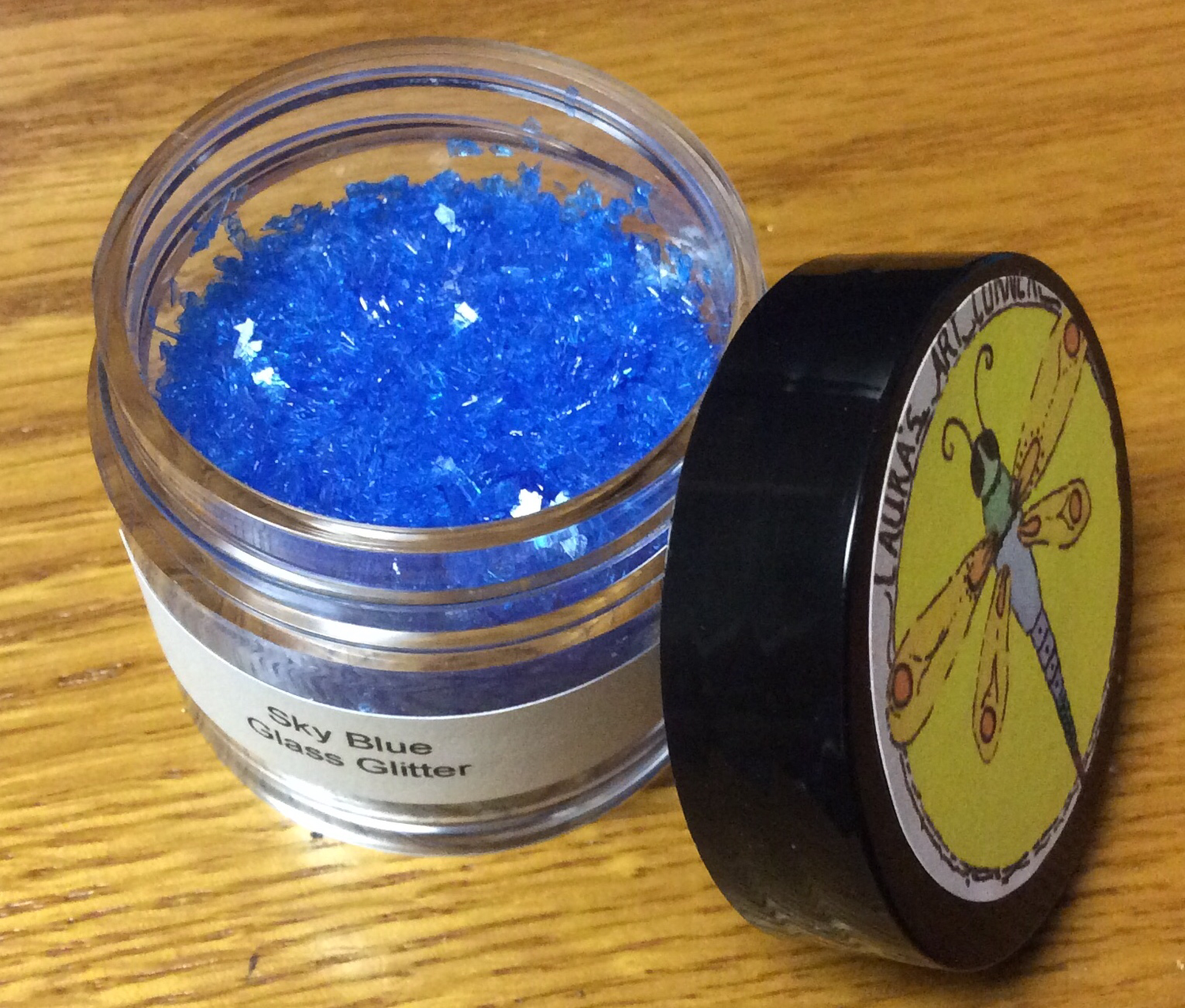 Sky Blue Glass Glitter 1oz
