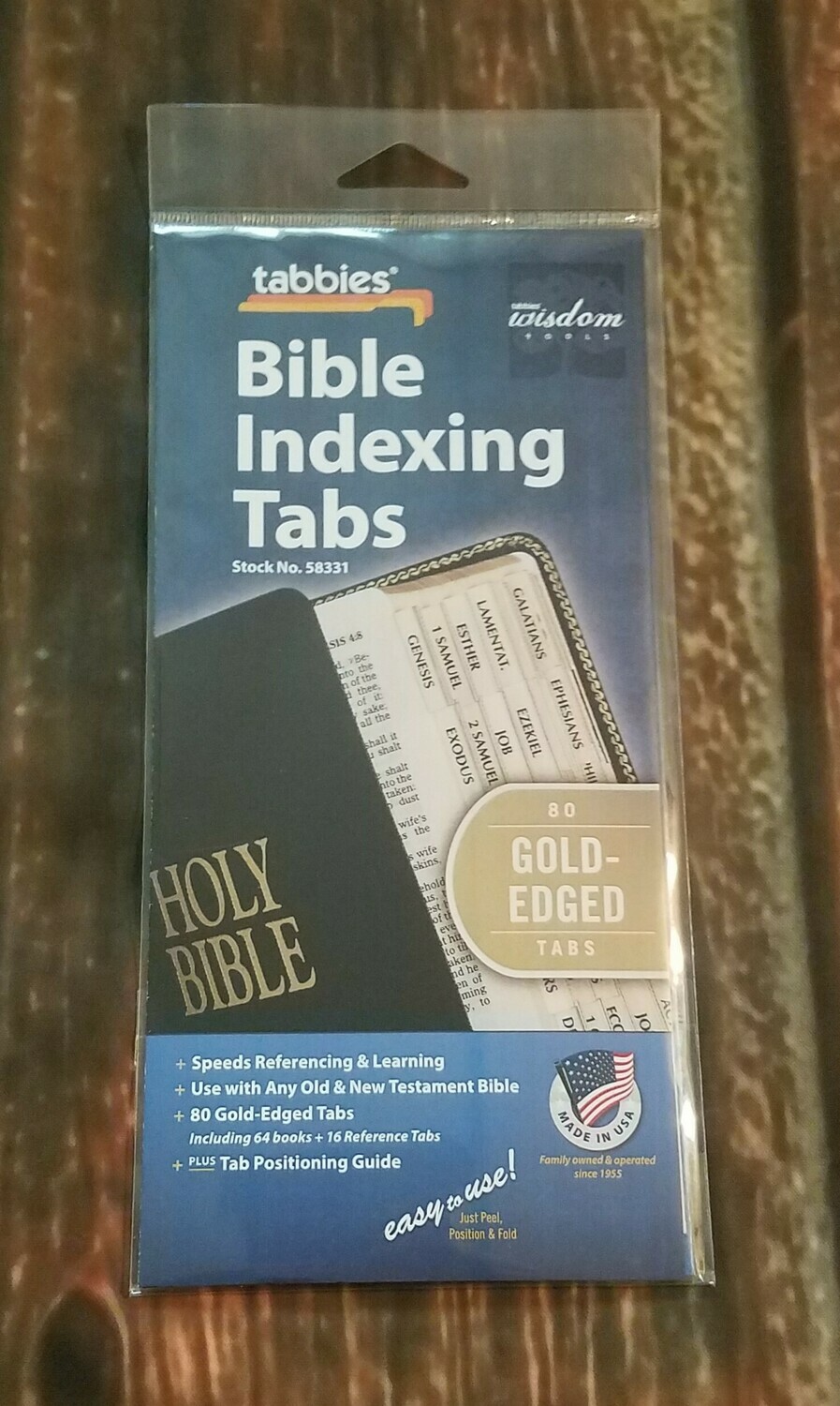 Bible Indexing Tabs GoldEdged