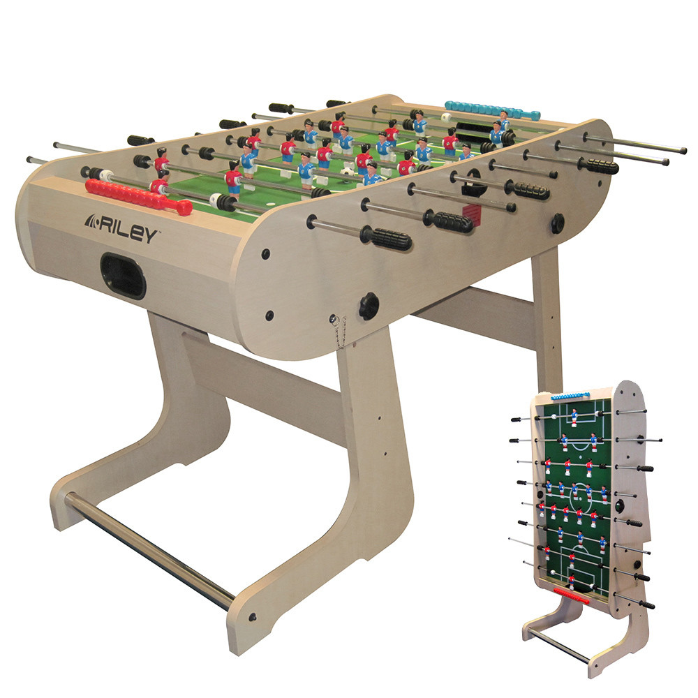 Riley Olympic Football Table Full Size 4ft 6in Vertical Folding