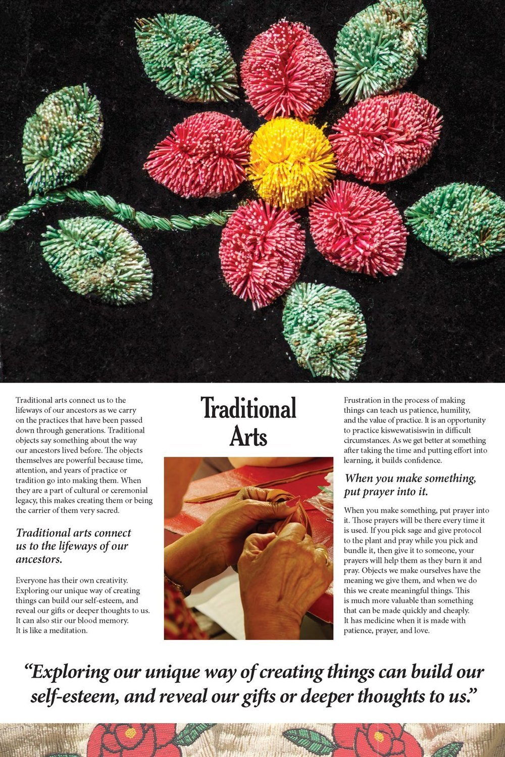 Traditional Arts Poster