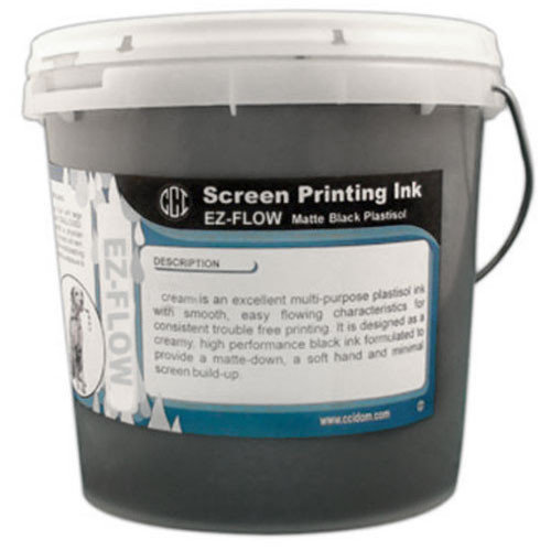EZ Flow Matte Black Plastisol Ink CCI