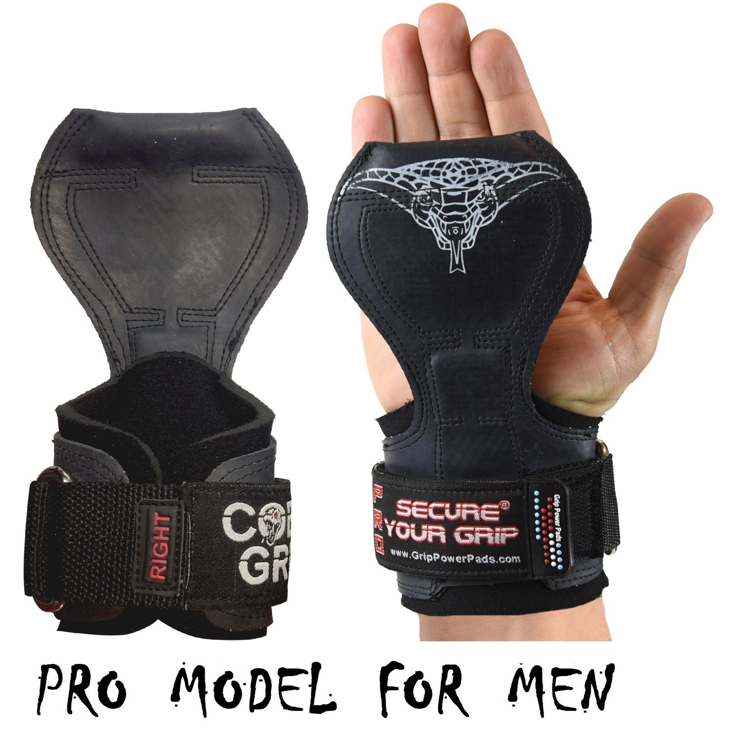 Cobra Grips PRO Limited Edition Gym Body Building Hooks Gloves Sports