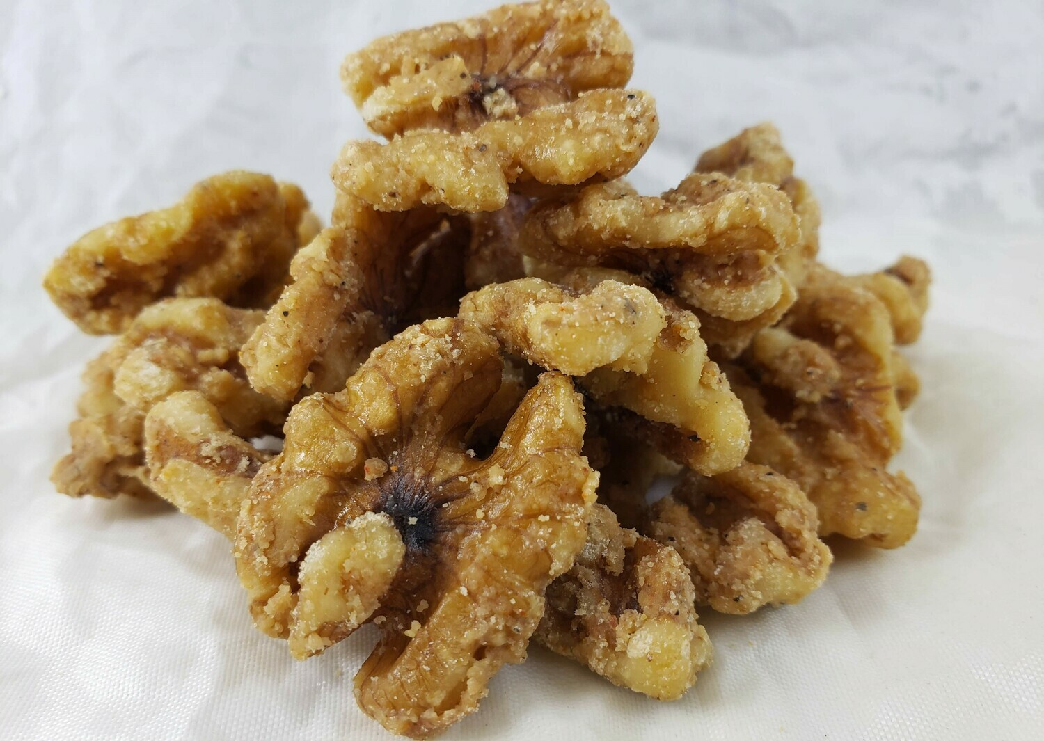 Cayenne Candied Walnuts