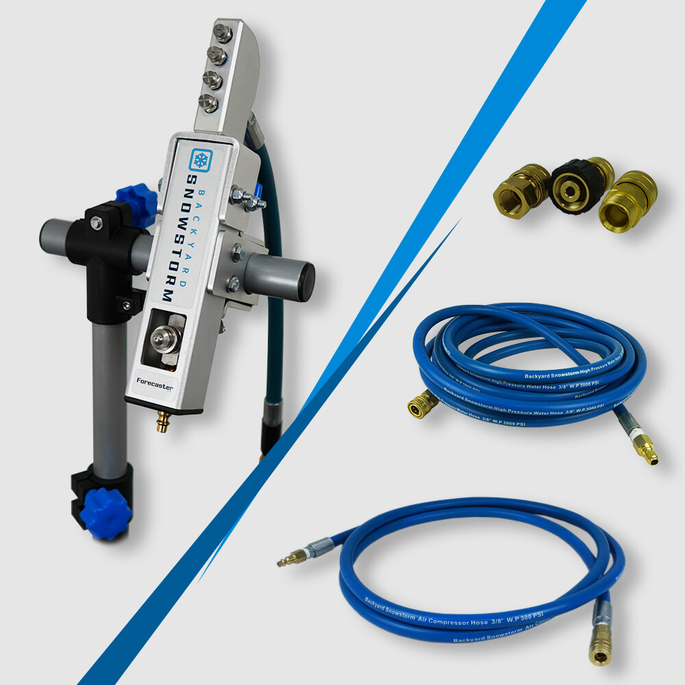 Simple Snowmaking Setup Residential Snow Making Kit