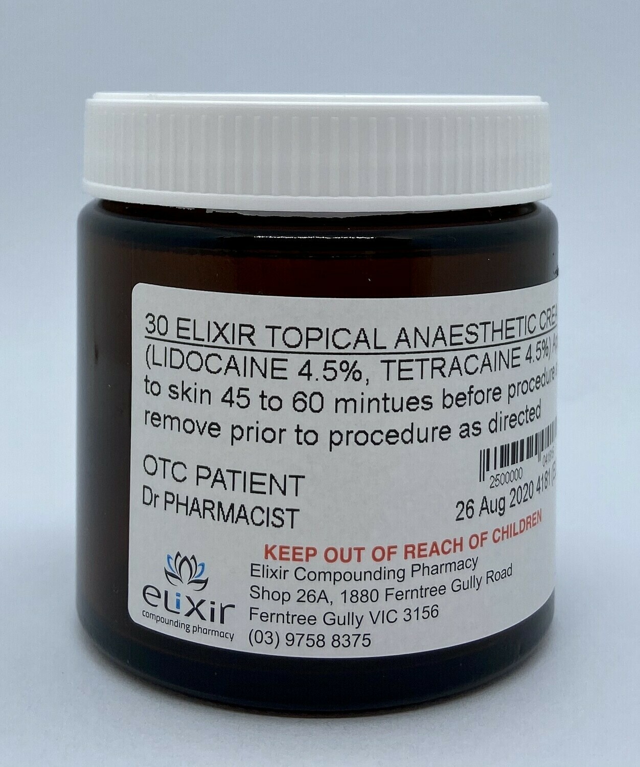 Numbing Cream (Eyebrow and Lip Tattoo) 10G