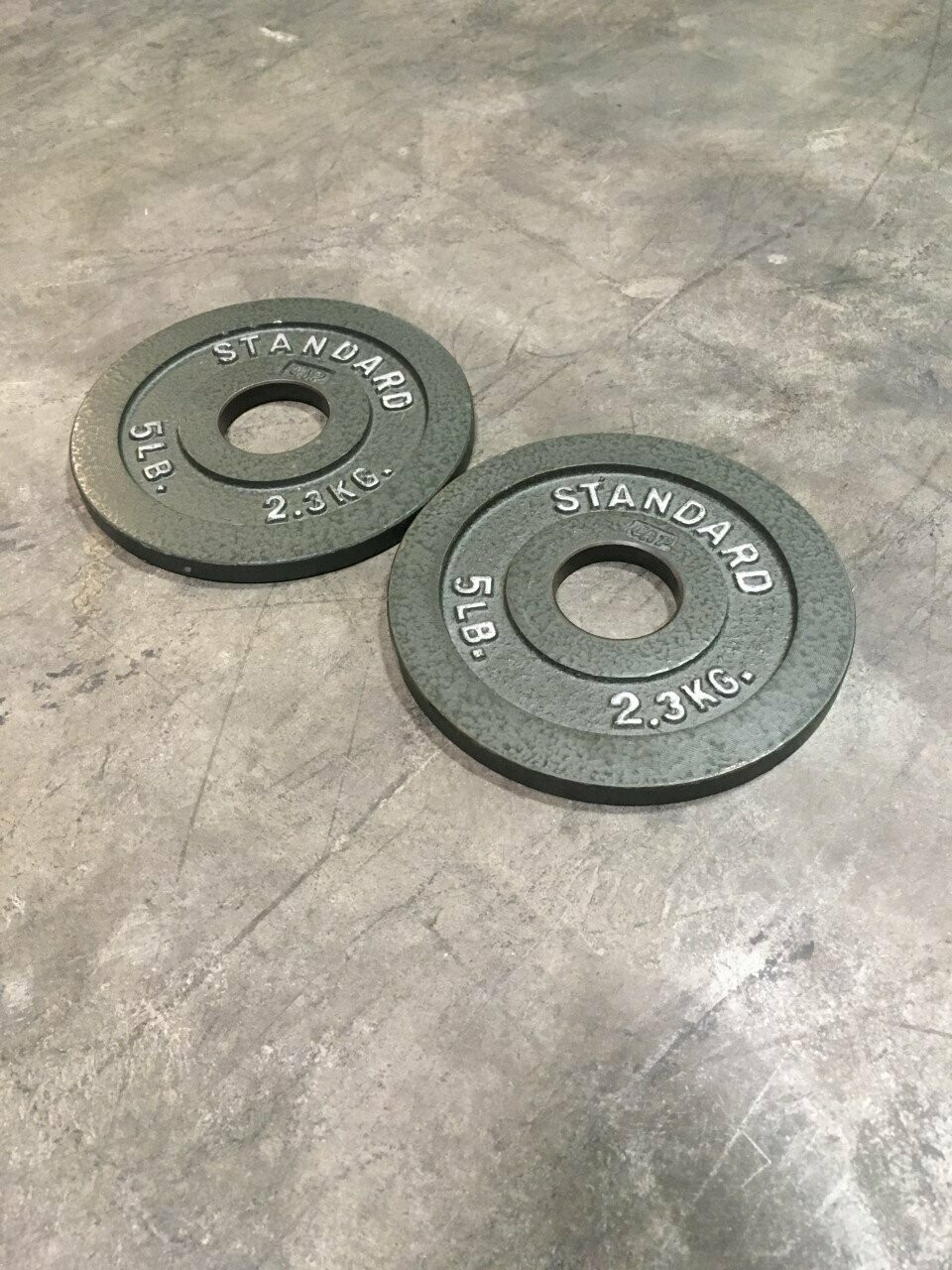 5 lb Standard Olympic Weight Plate Pair