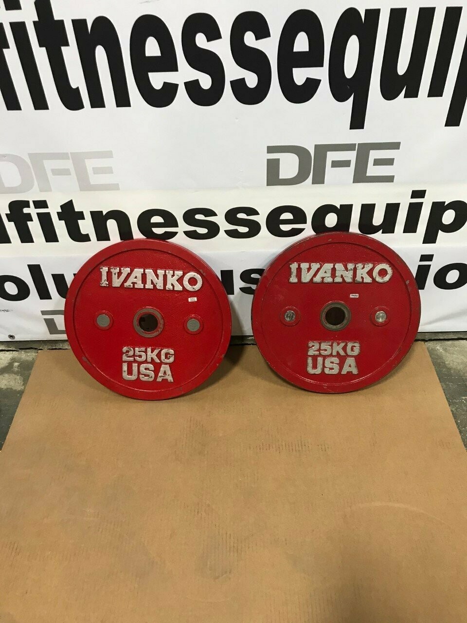 25 KG Ivanko Calibrated Plate Pair