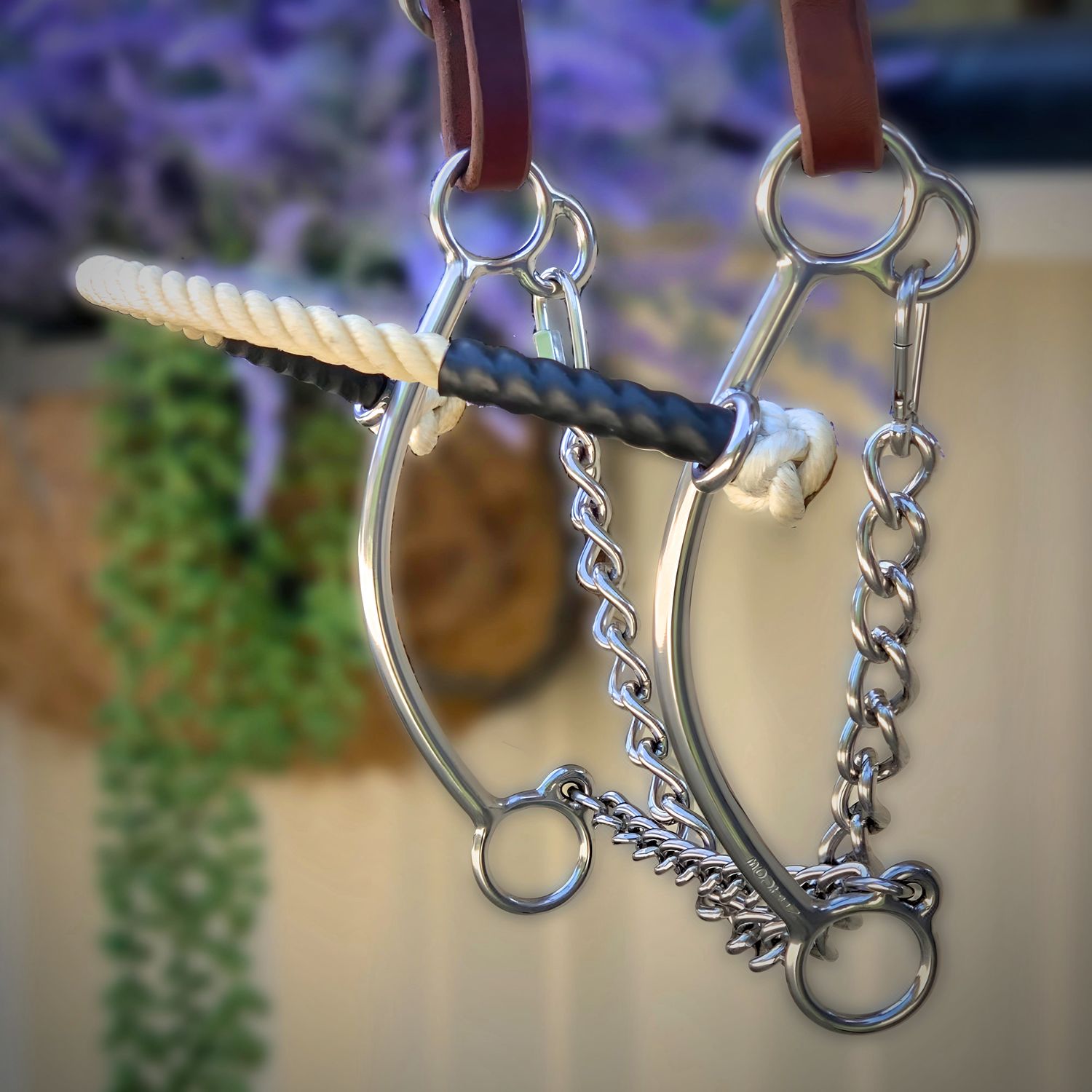 Hard Rope Hackamore Rope Nose Hackamore
