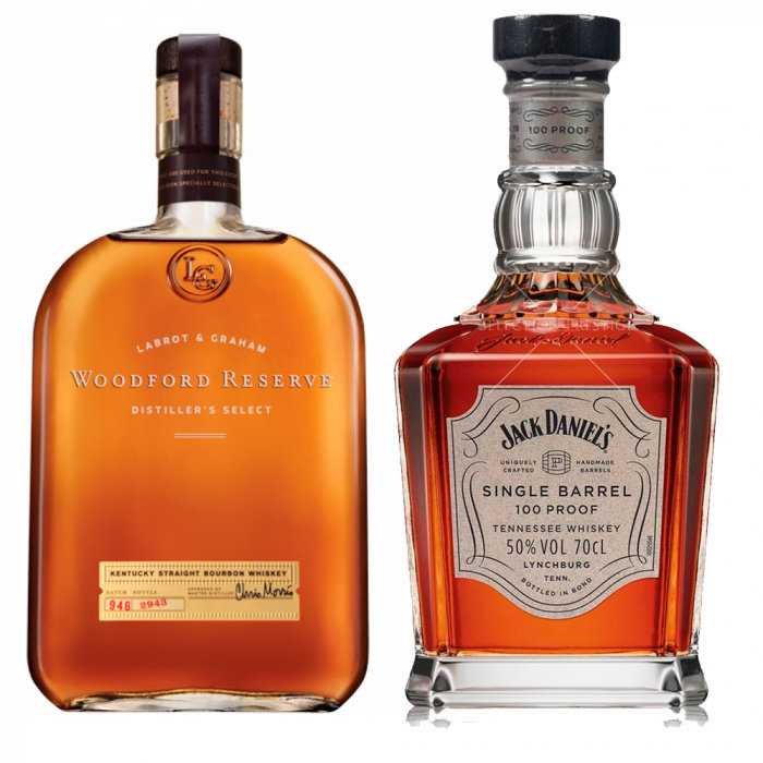 Pack Whiskey Single Barrel + Woodford Reserve Jack Daniel's 750ml