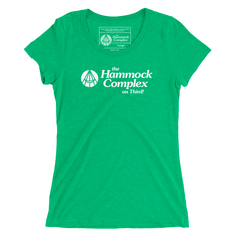 Hammock Complex Logo Triblend Curve Cut