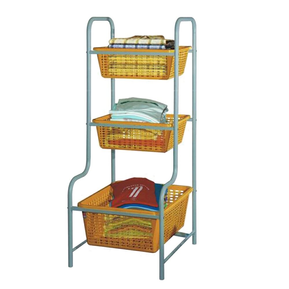 Multi purpose rack with basket