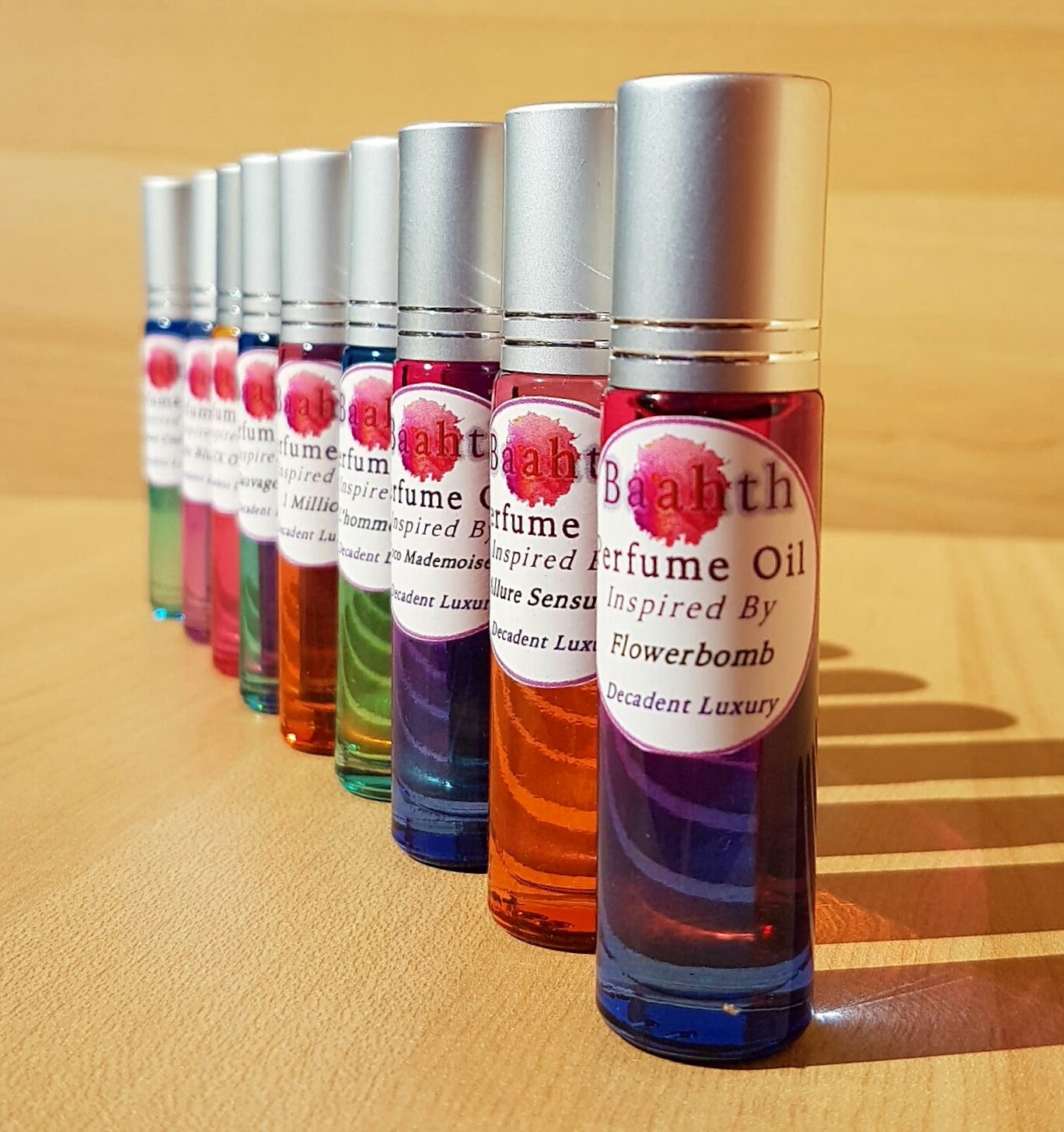 Perfume Oil (Designer Inspired) Roll on Bottle Baahth