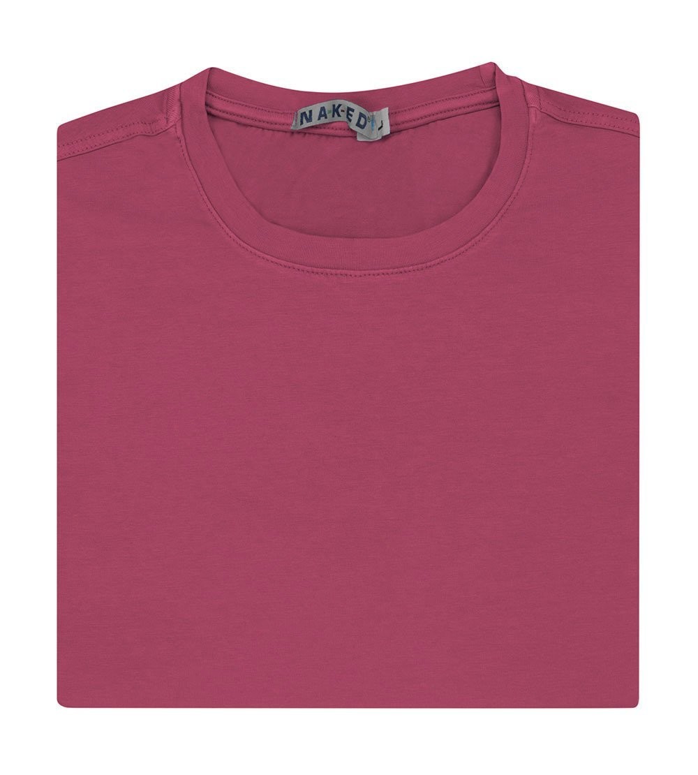 Jersey fuxia cotton stretch Tshirt